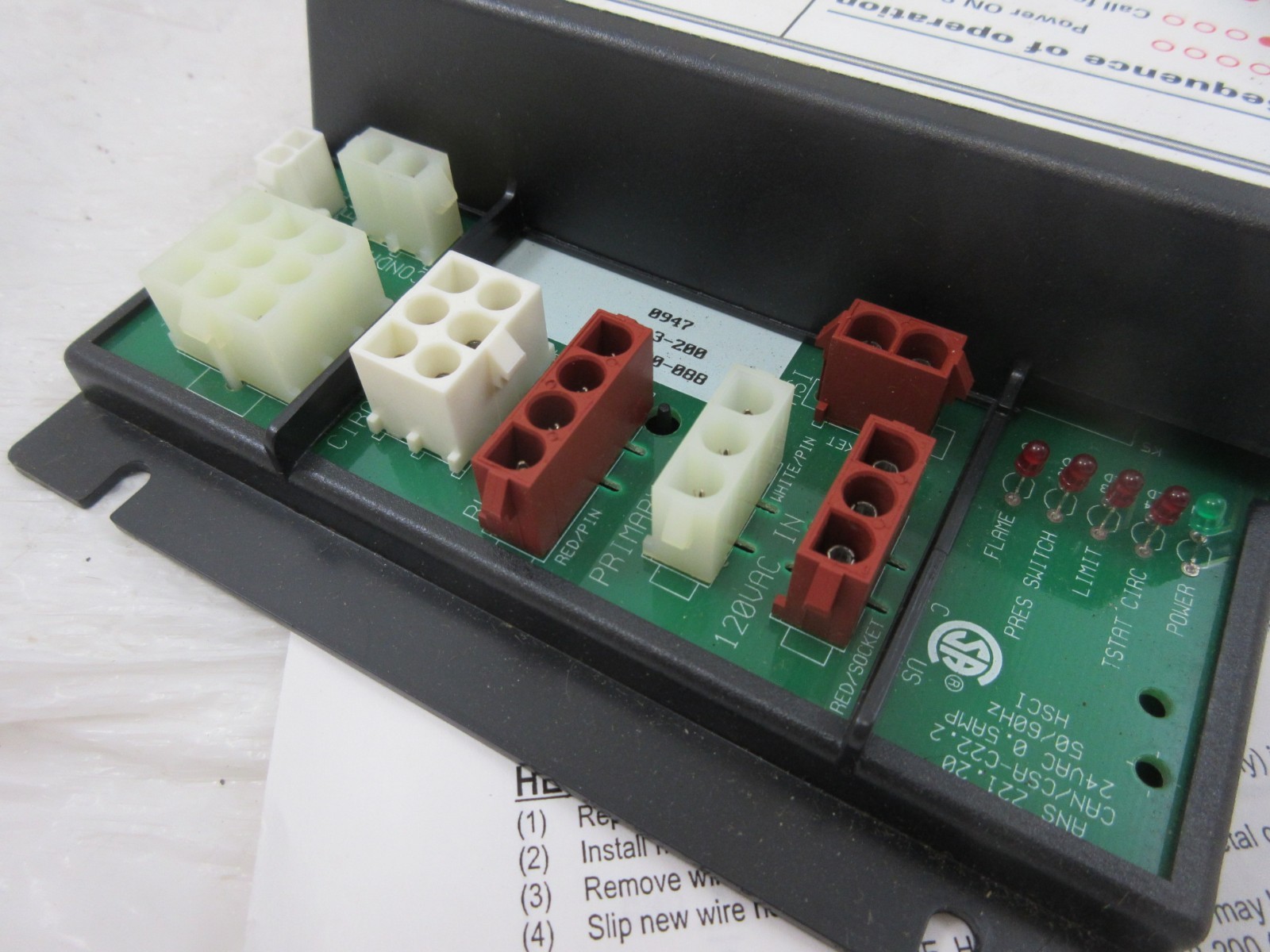 WEIL MCLAIN GOLD GV MODEL 1013-200 INTEGRATED BOILER CONTROL MODULE