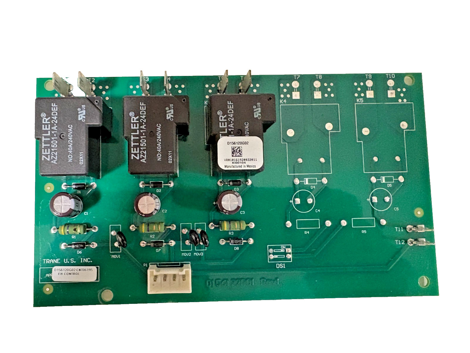 Trane American Standard D156120G02 CNT06195 Control Board (116413884401) Zettler