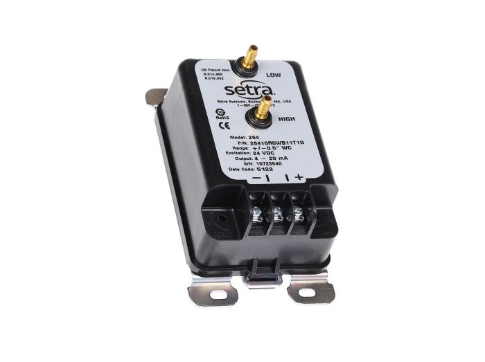 Setra 26410R5WB11T1G DP Transmitter +/-0.5WC 4-20MA Calibrated