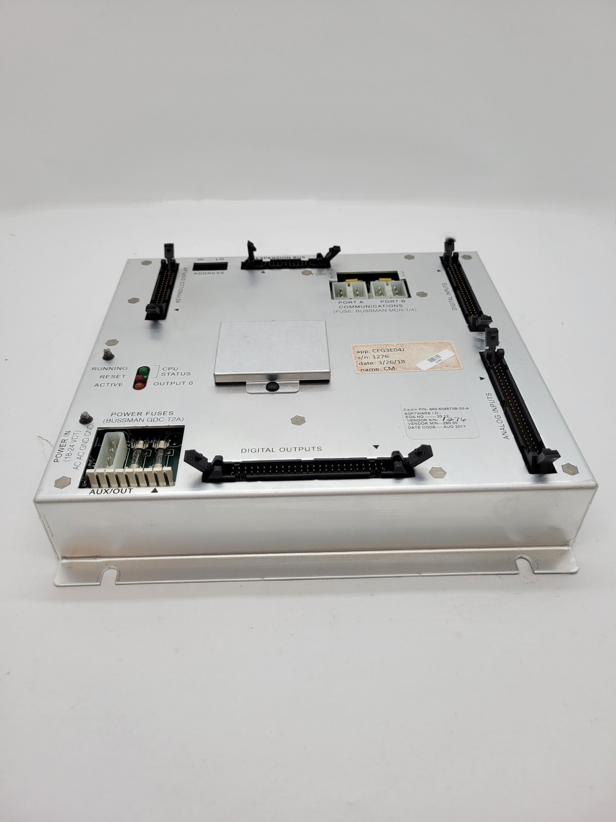 McQuay 860-654873B-50-A Chiller Control Board Digital/Analog Inputs