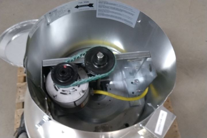 Canarm ALX135DBT10033 13-1/2 In Wheel Diameter 115/230VAC Downblast Exhauster