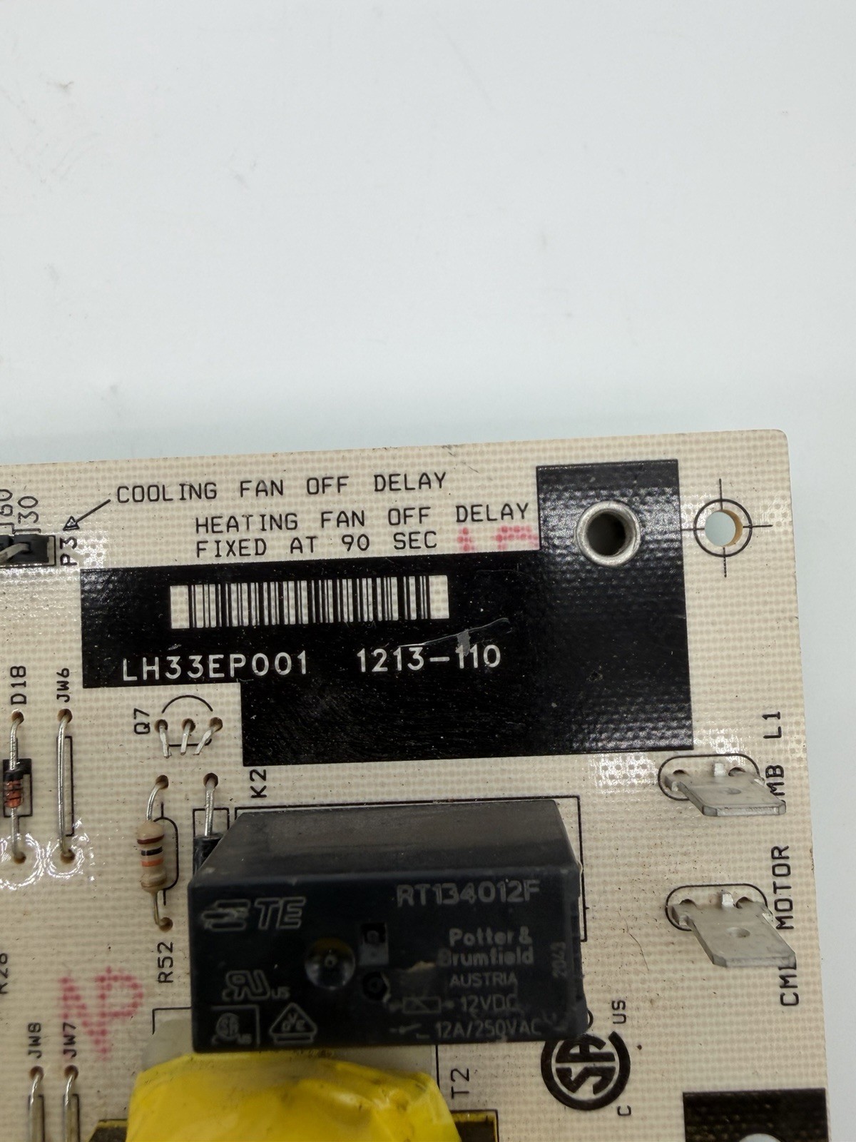 Carrier Bryant LH33EP001 Control Circuit Board 1213-83-1101A