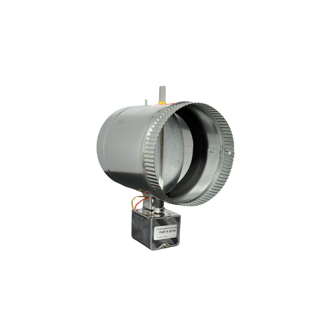 7″ DuroZone HVAC Motorized Electric Zone Control 24ac Power Damper Dampner NSPRD