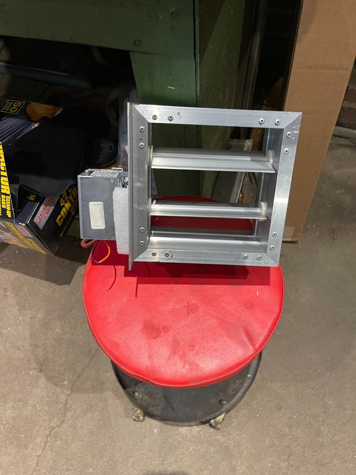 Honeywell 8×8 zone damper. model zd8x8/u