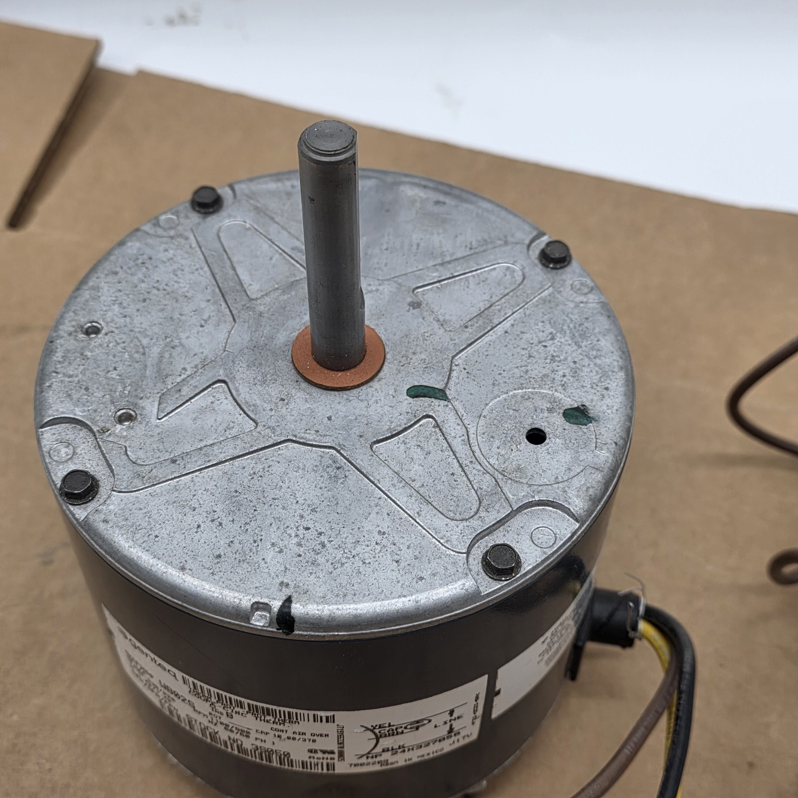 Genteq UB02S Condenser Fan Motor 1/4HP 208-230V 1100RPM 5KCP39HF HVAC OEM