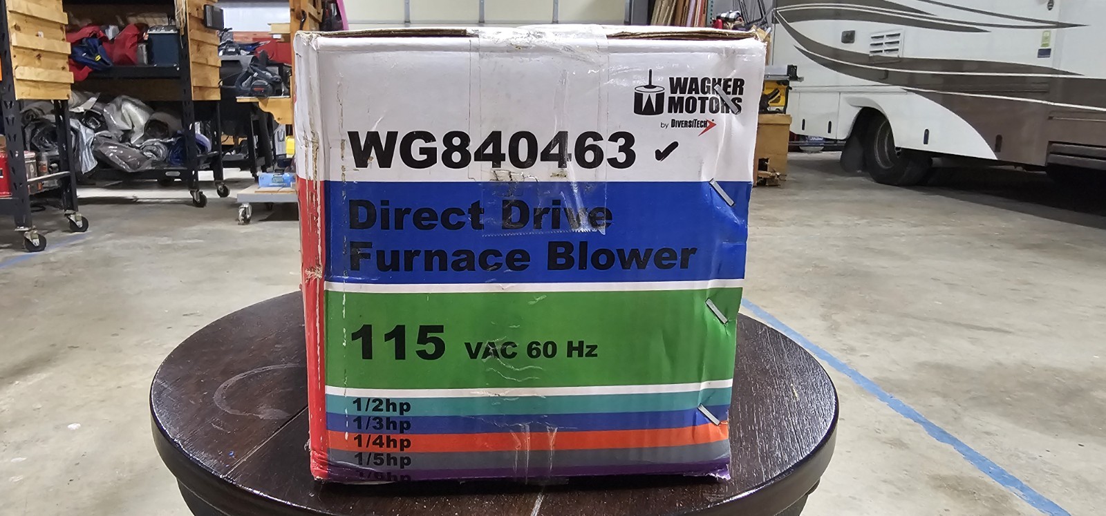 Wagner Direct Drive Furnace Blower Motor WG840463