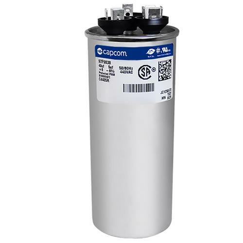 Capcom Dual Capacitor 40/5 uf MFD 440 Volt Fits Goodman Amana CAP050400440RTS