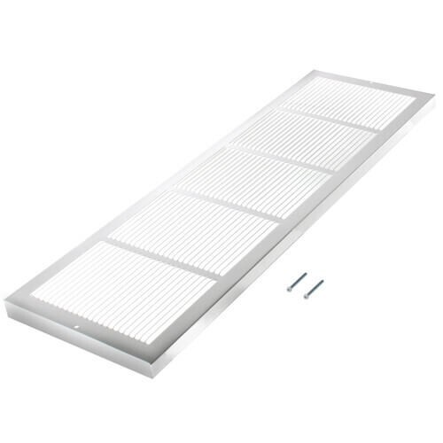30″ X 8″ Return Air Grille Baseboard HVAC Vent Duct Cover Diffuser, White BRG308
