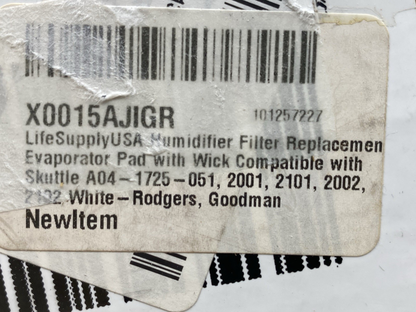 LifeSupplyUSA Humidifier Filter Replacement # A04-1725-051 – For Skuttle NIB