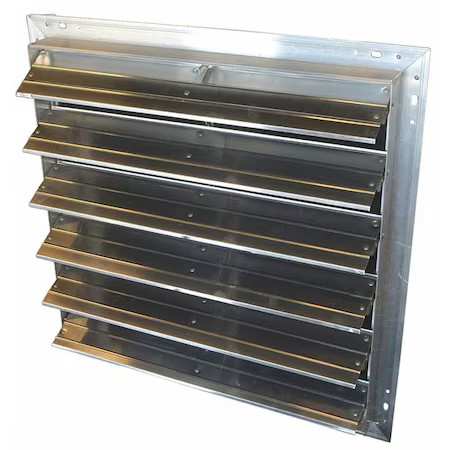 Dayton Sa36sw 36 In Intake Shutter, Aluminum
