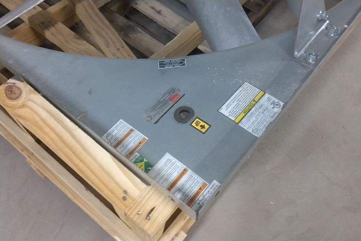 Dayton 1AHB5 60 In Blade Diameter Steel Frame Exhaust Fan w/out Motor