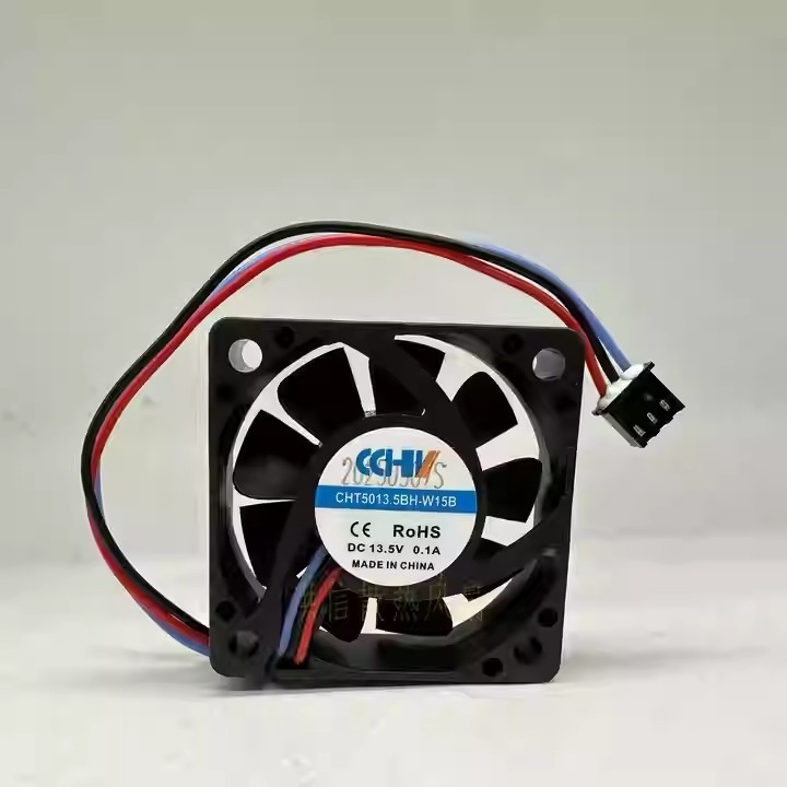 1PCS CCHV CHT5013.5BH-W15B DC13.5V 0.1A 50*15MM 3-Pin Cooling Fan