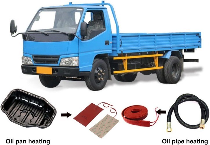 Heater Pad Engine Block Heater Oil Pan Heater Pad Car Battery Heate Color: 24v