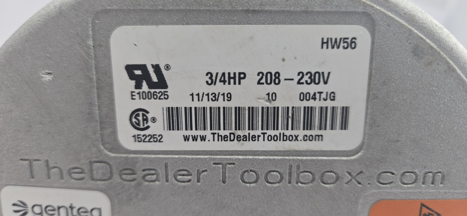 Evergreen 3/4 HP Universal X13 Blower Motor 5SME39NXL448 208-230V CCWLE 1050 RPM