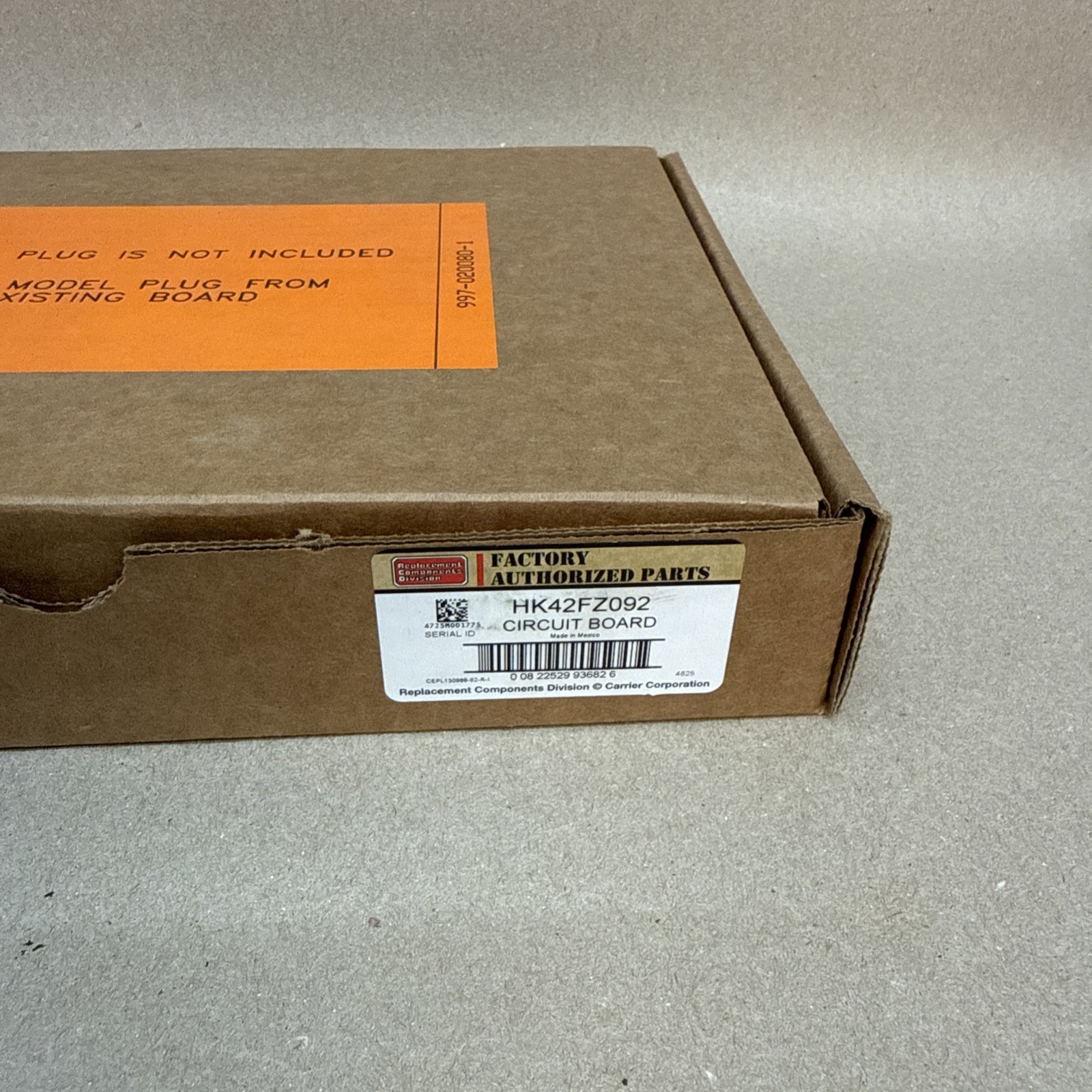 Carrier HK42FZ092 Furnace Control Board