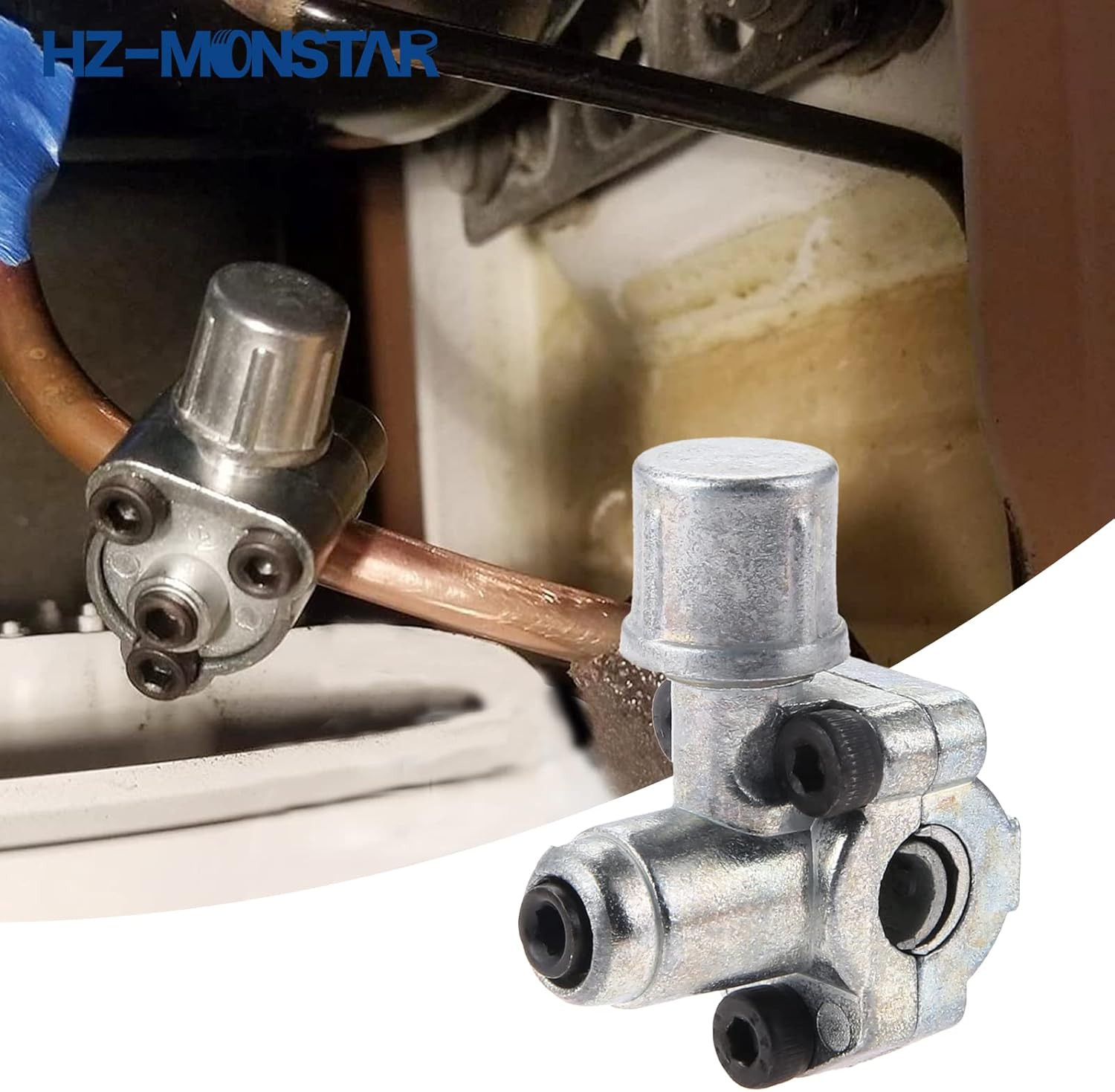 Piercing Valve Kit, 4 Packs BPV-31 Refrigerator Tap Valve, 5Pcs Access/Service V
