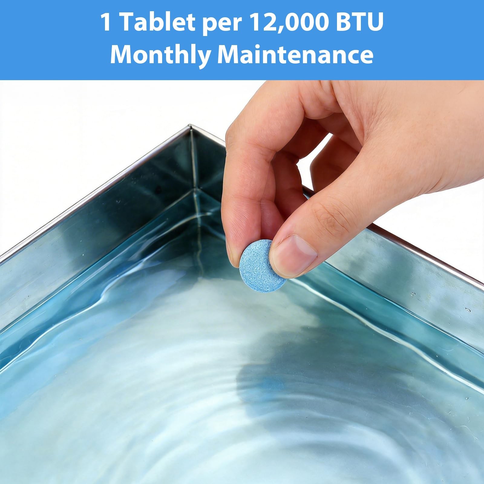 Poesie AC Drain Pan Tablets 120 Count, Condensate Tablets, 1 Pack (120 Tabs)