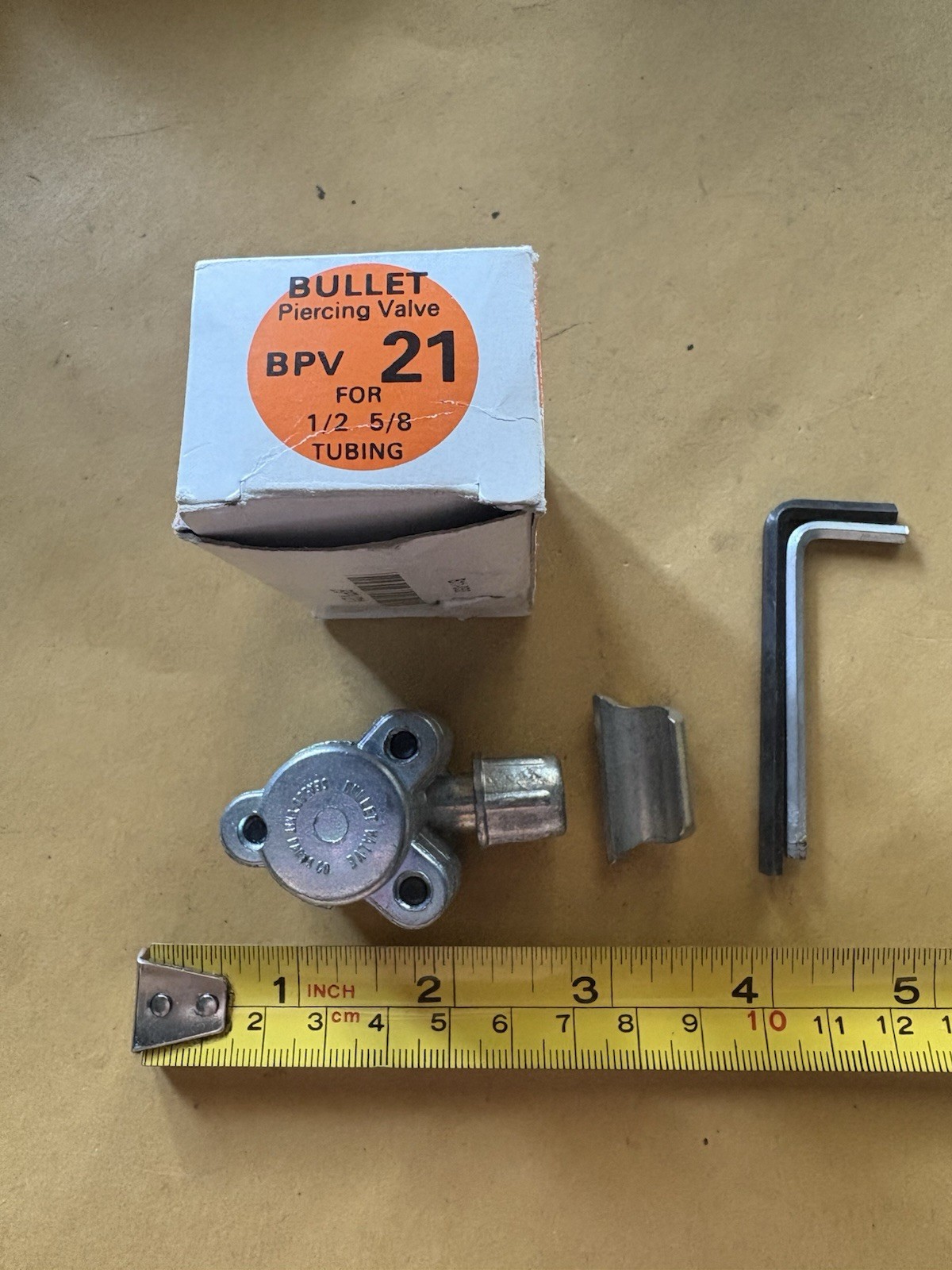 1 Pc BPV 21 Bullet Piercing Valve Line 1/2”-5/8” Tap Valve Kit HVAC Nos