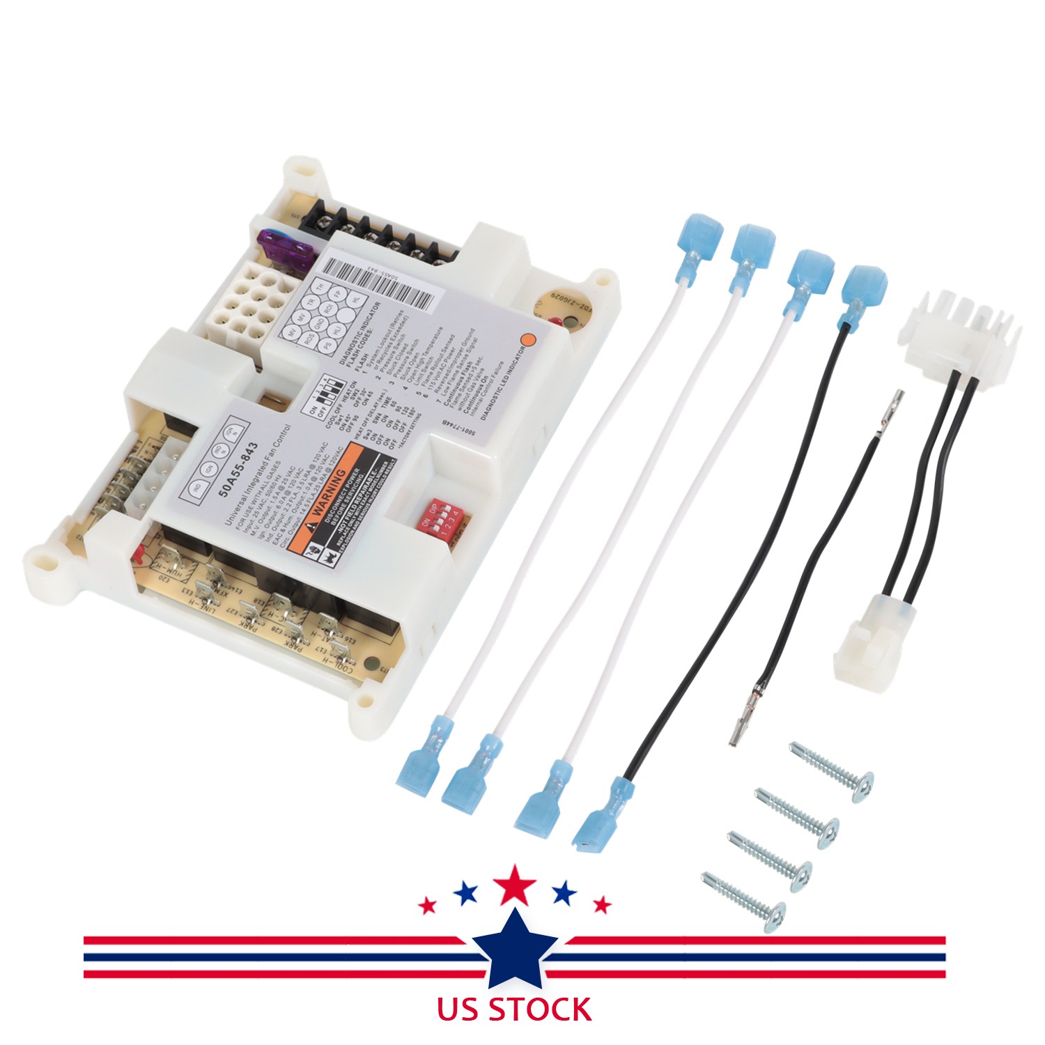 Integrated Furnace Control Board 50A55-843 For White Rodgers Lennox