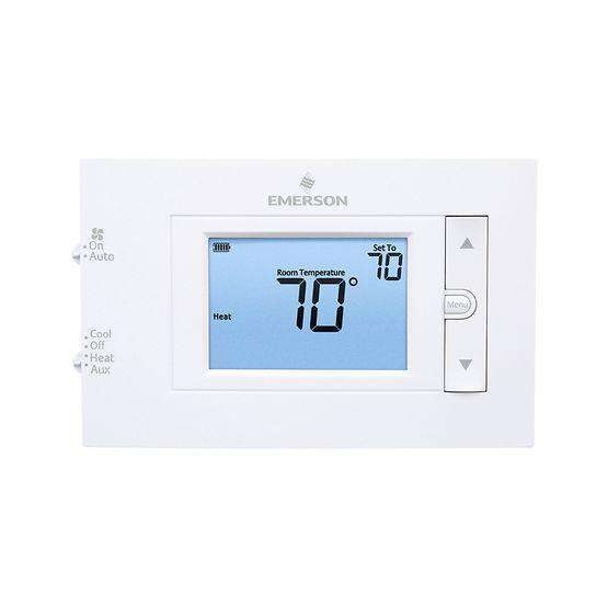 EMERSON 1F83H-21NP Non-Programmable Thermostat 2H/1 C 20-30V Keypad Lockout