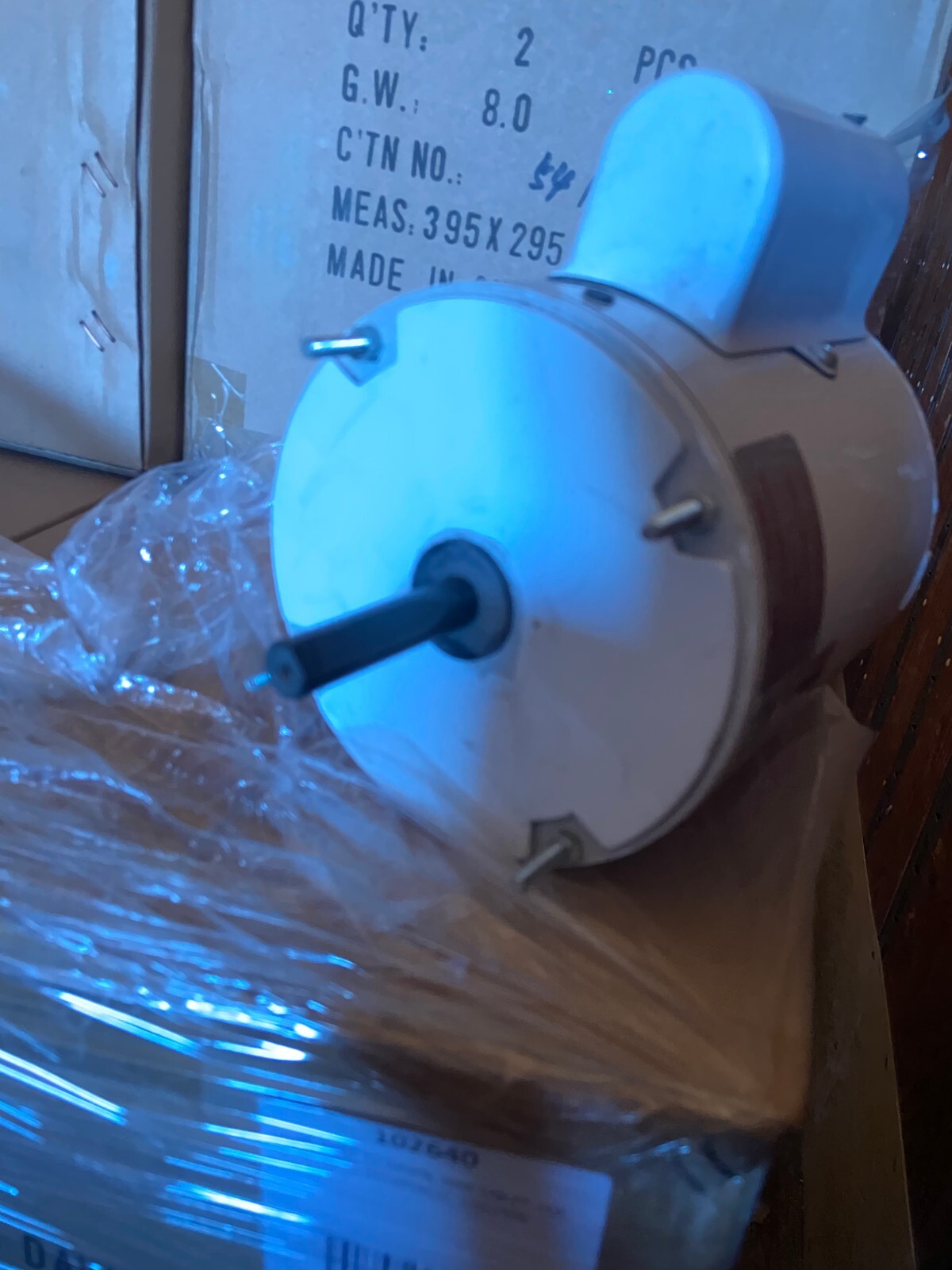1/3 HP 1725 RPM 115V / 230V Fan Motor New 1/2″ x 2″ shaft CW rotation