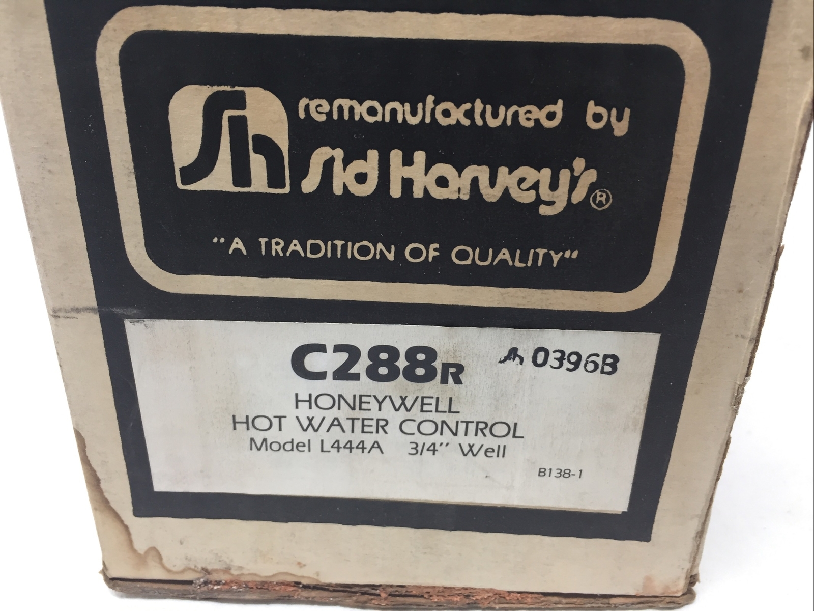 Sid Harvey Honeywell Hot Water Control Model 444A 3/4″ Well