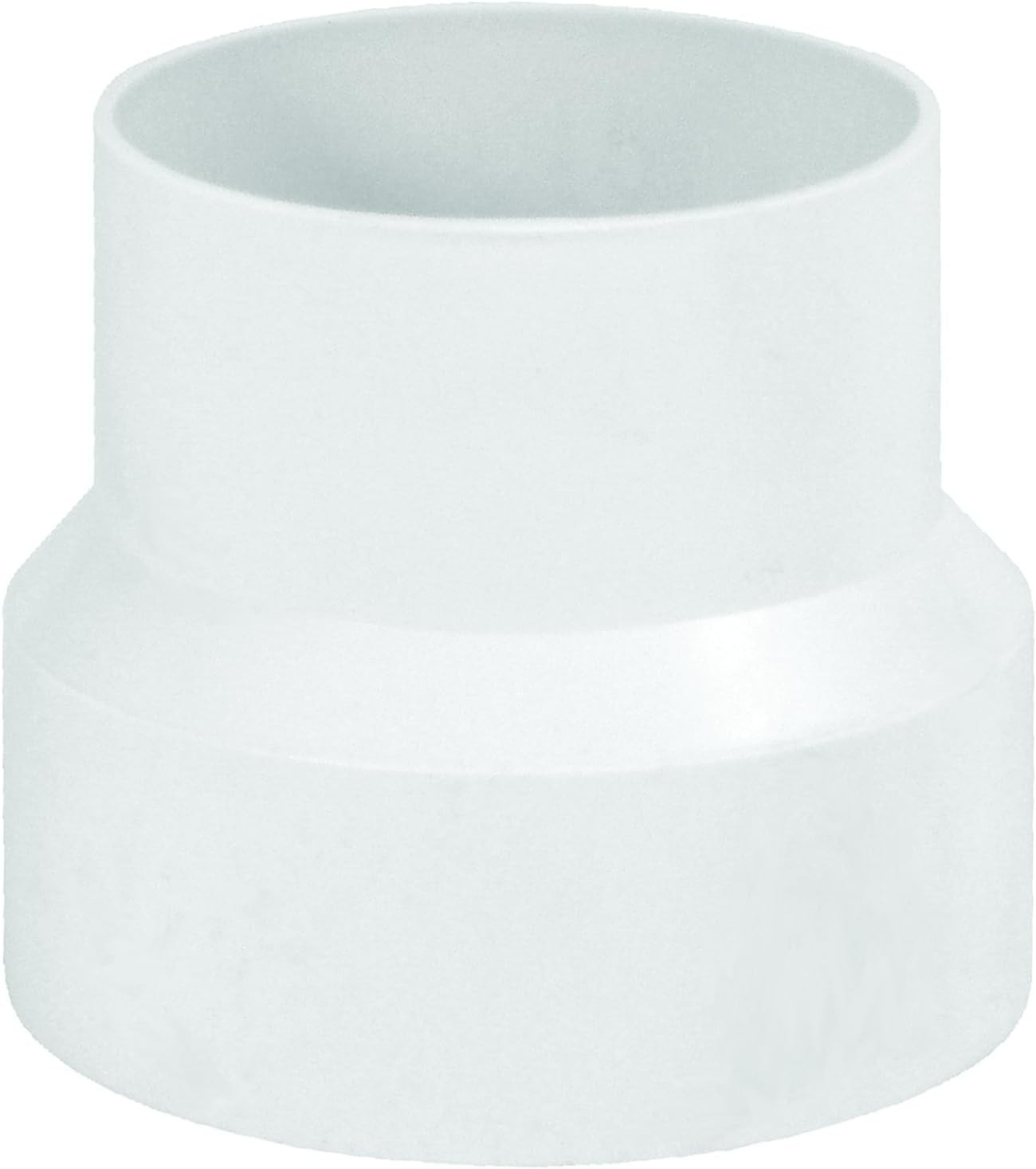 Versatile Plastic Inline Duct Adapter, 4″ to 3″ Reducer for Exhaust Systems