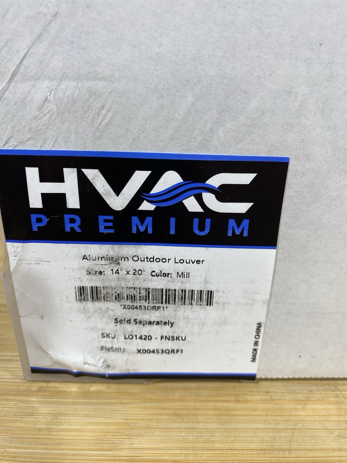 HVAC Premium 14″ W x 20″ H AL Exterior Gable Louver Vent For Walls Crawlspace
