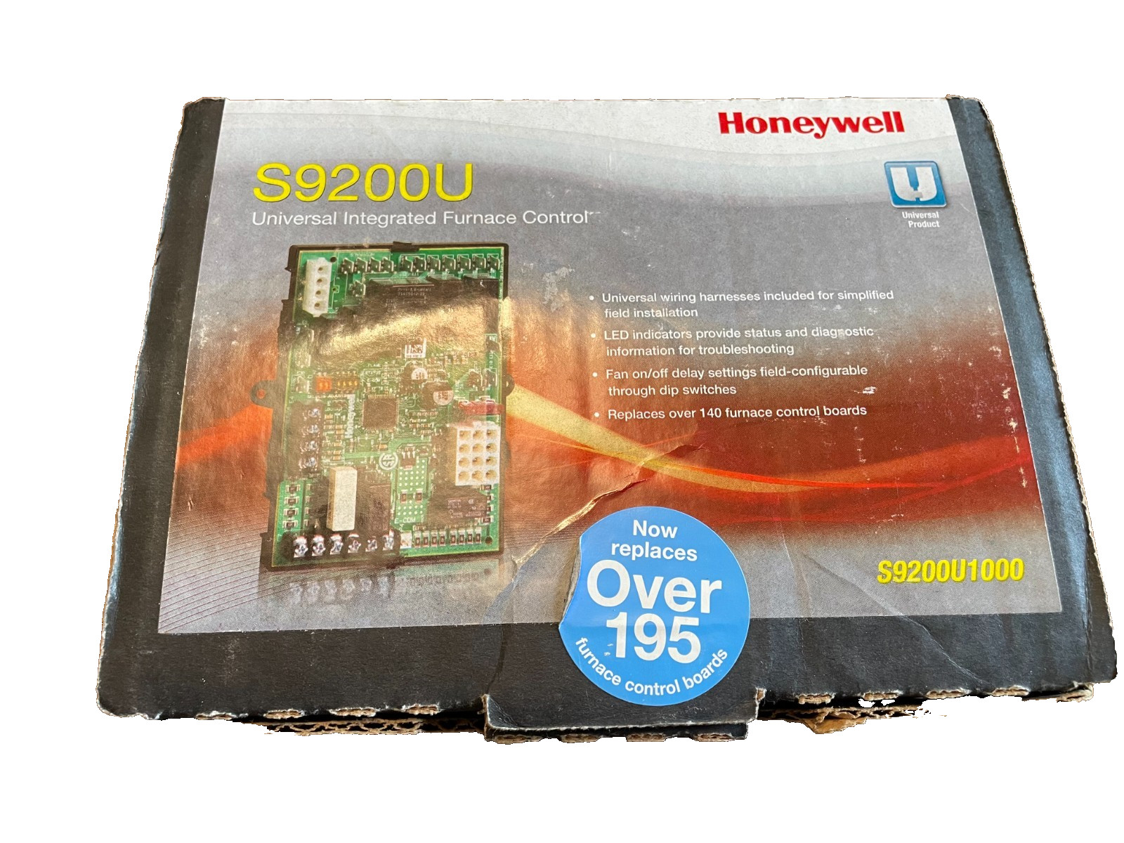 Honeywell S9200U1000 Universal Integrated Furnace Control Board Plastic