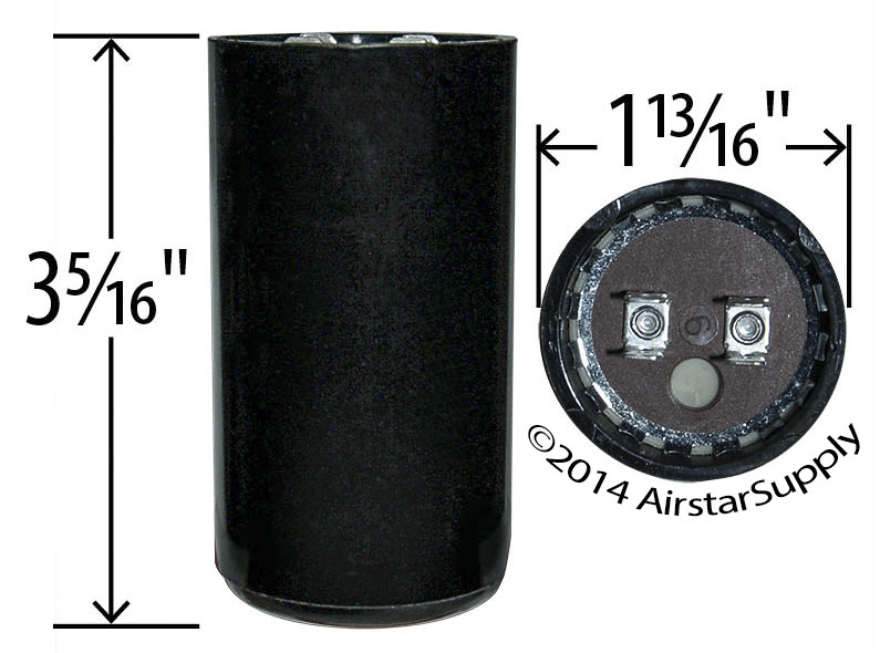 88-106 uF x 220 / 250 VAC BMI # 092A088B250BD4A Motor Start Capacitor USA