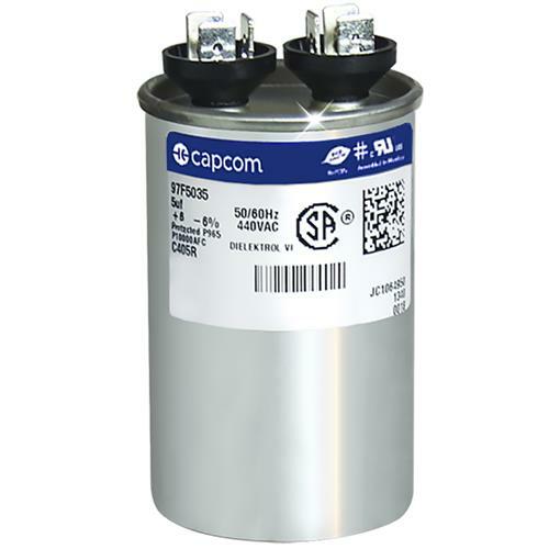 Capcom Capacitor Round 5 uf MFD 440 Fits GE Genteq Z97F9594 97F9594