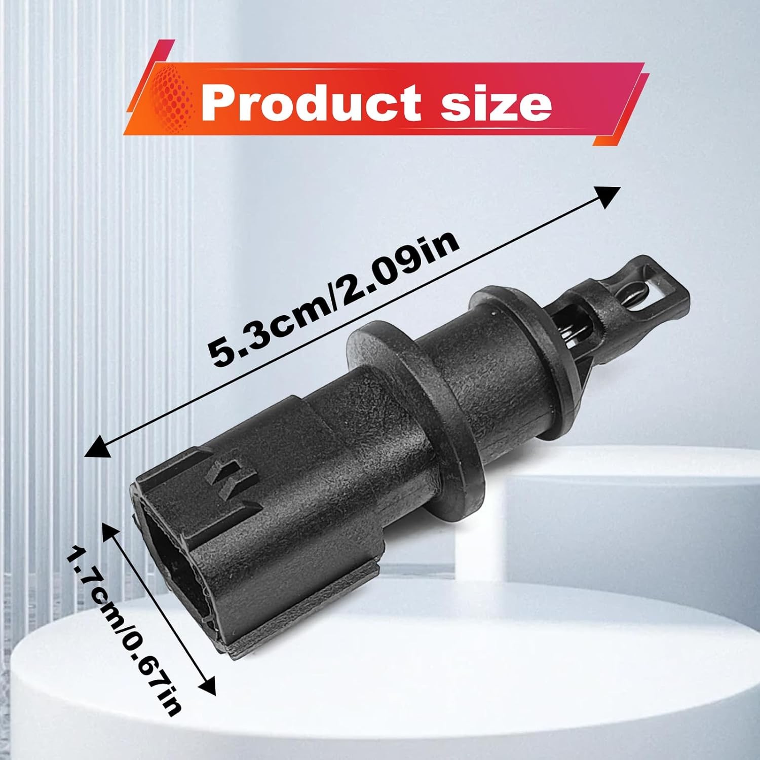 Air Intake Charge Temperature Sensor Compatible with Chrysler, Dodge, Jeep IAT S
