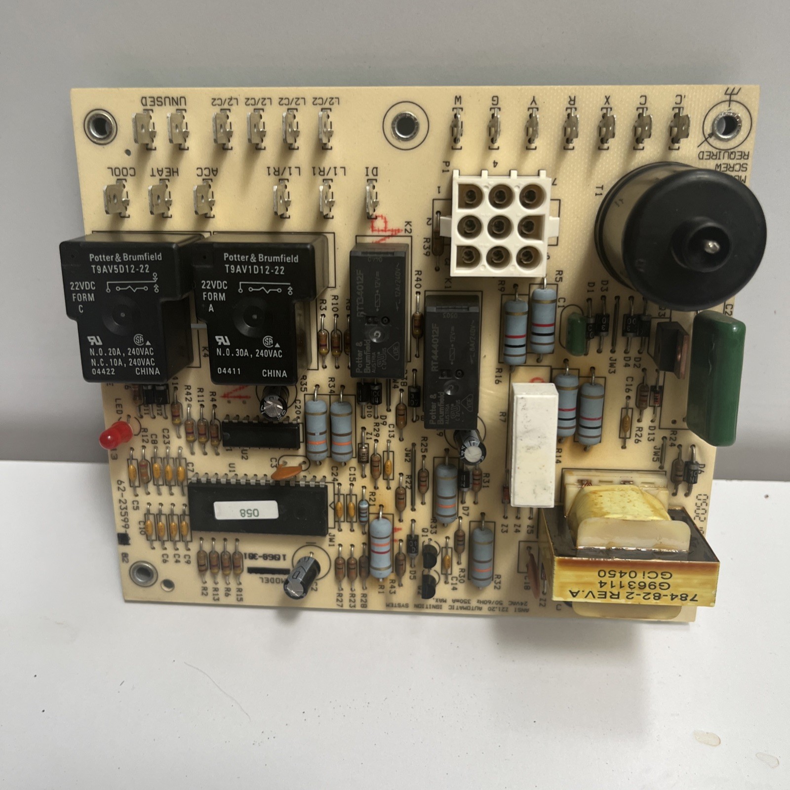 RHEEM RUDD FURNACE CONTROL CIRCUIT BOARD 62-23599-02 Utec 1068-301 OEM
