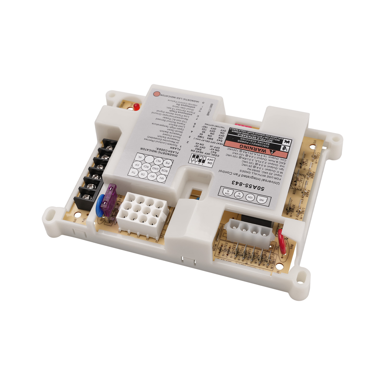 50A55-843 Ignition Control Module Universal Integrated Furnace Control Board
