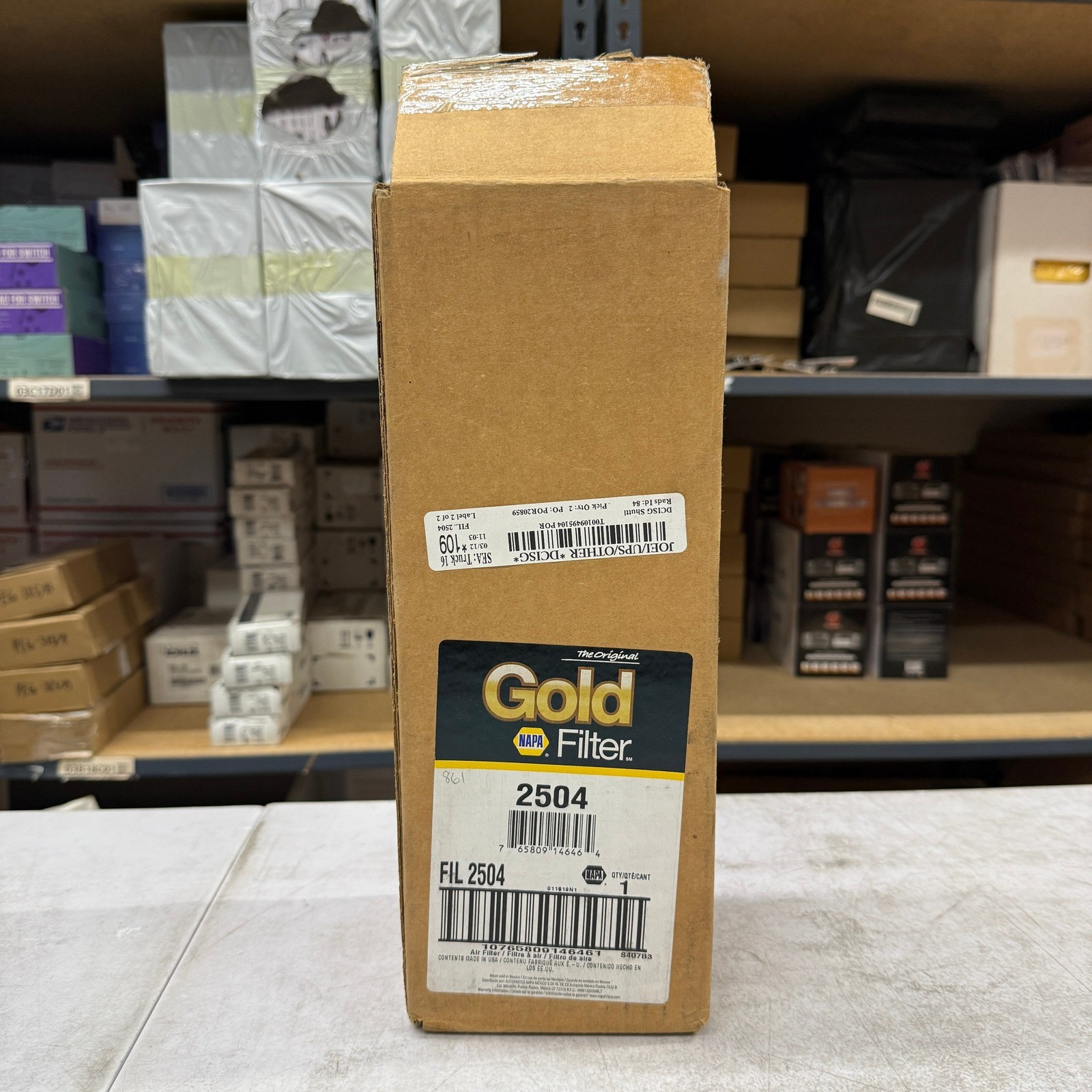 NAPA Gold 2504 Engine Air Filter