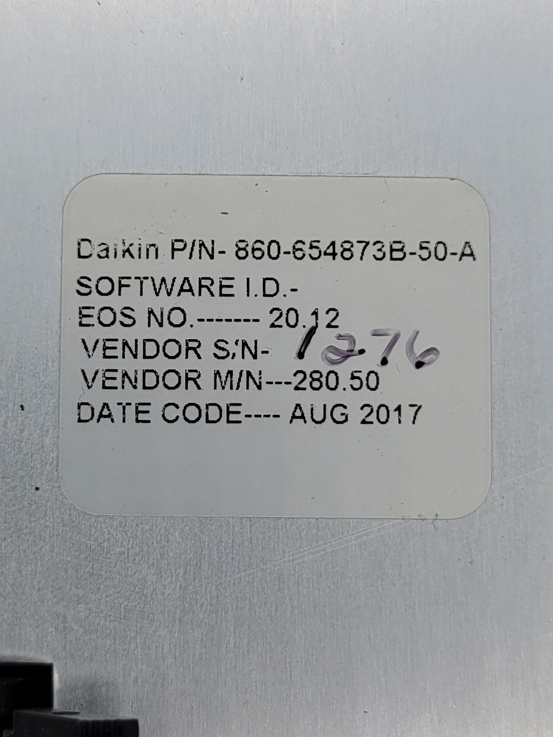 McQuay 860-654873B-50-A Chiller Control Board Digital/Analog Inputs