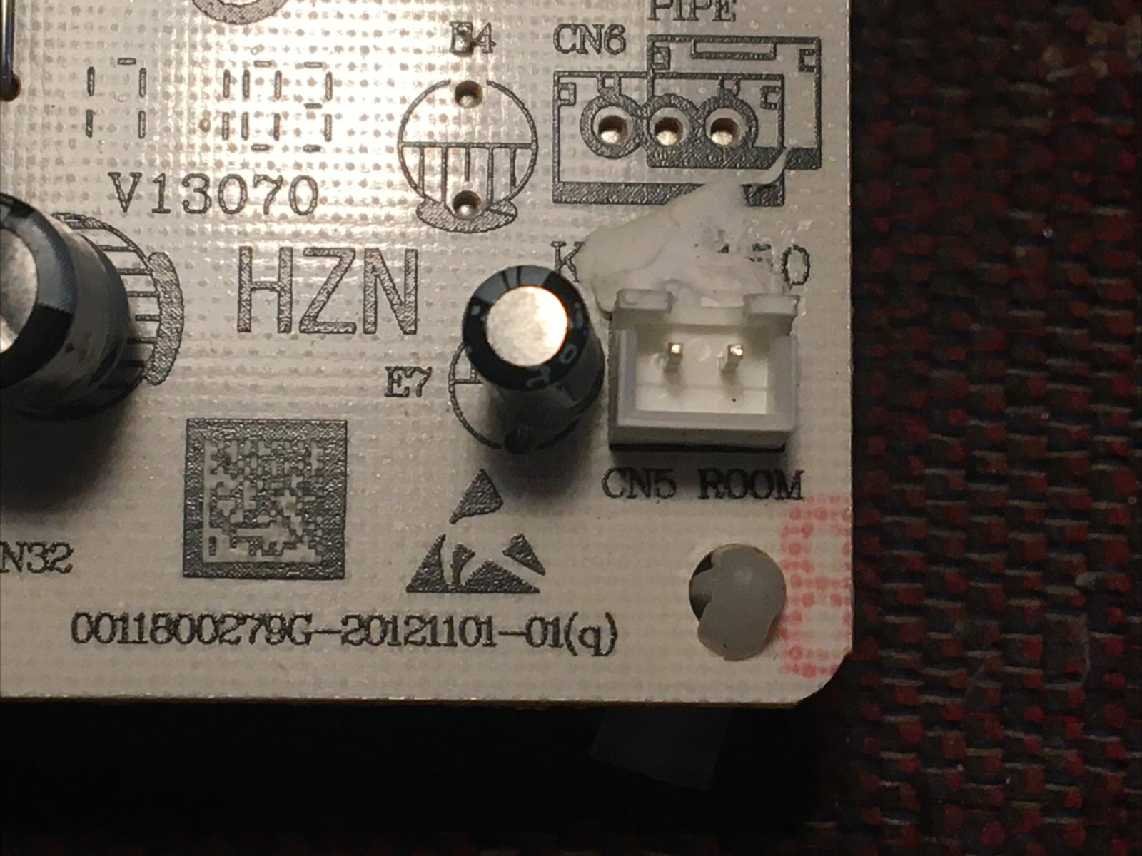 GE ac model: AHM06LWW1 Power Supply Board (V98472 H-4-J)