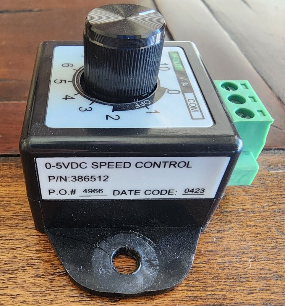 Greenheck 386512 Vari-Green 0-10VDC Speed Control Potentiometer