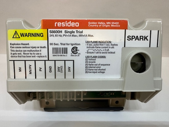 Resideo – Ignition Module Only, 24V – S8600H + Free Shipping