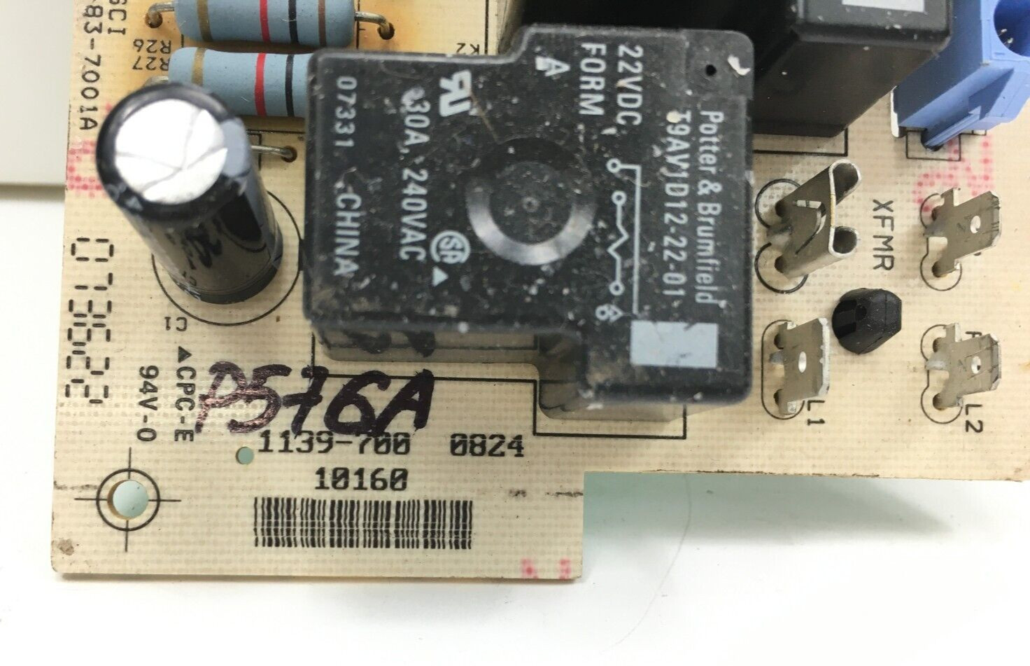 YORK Furnace Control Circuit Board 1139-700 10160 used #P576A