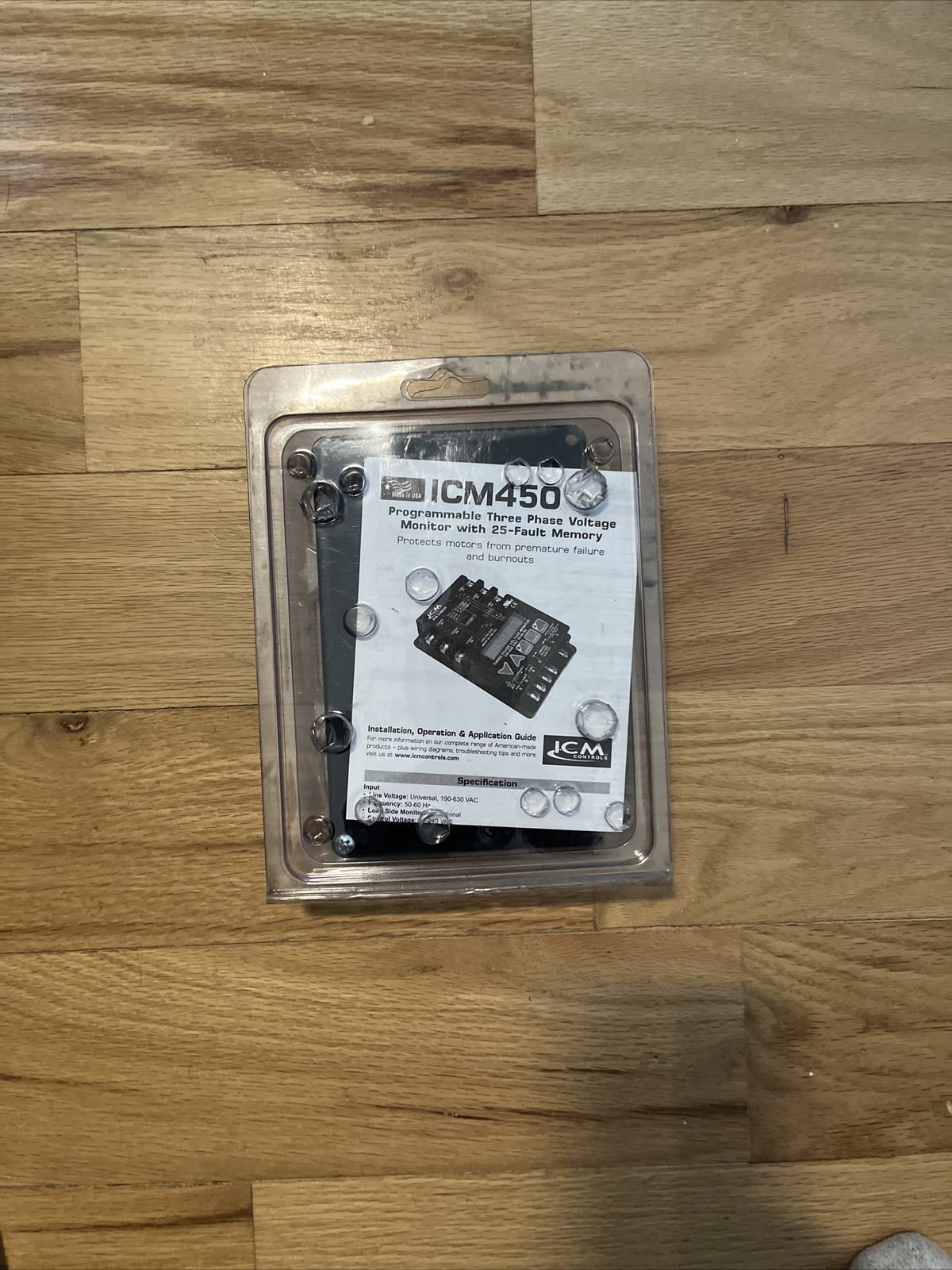 ICM Controls – ICM450 3-Phase Monitor with 25-Fault Memory NEW