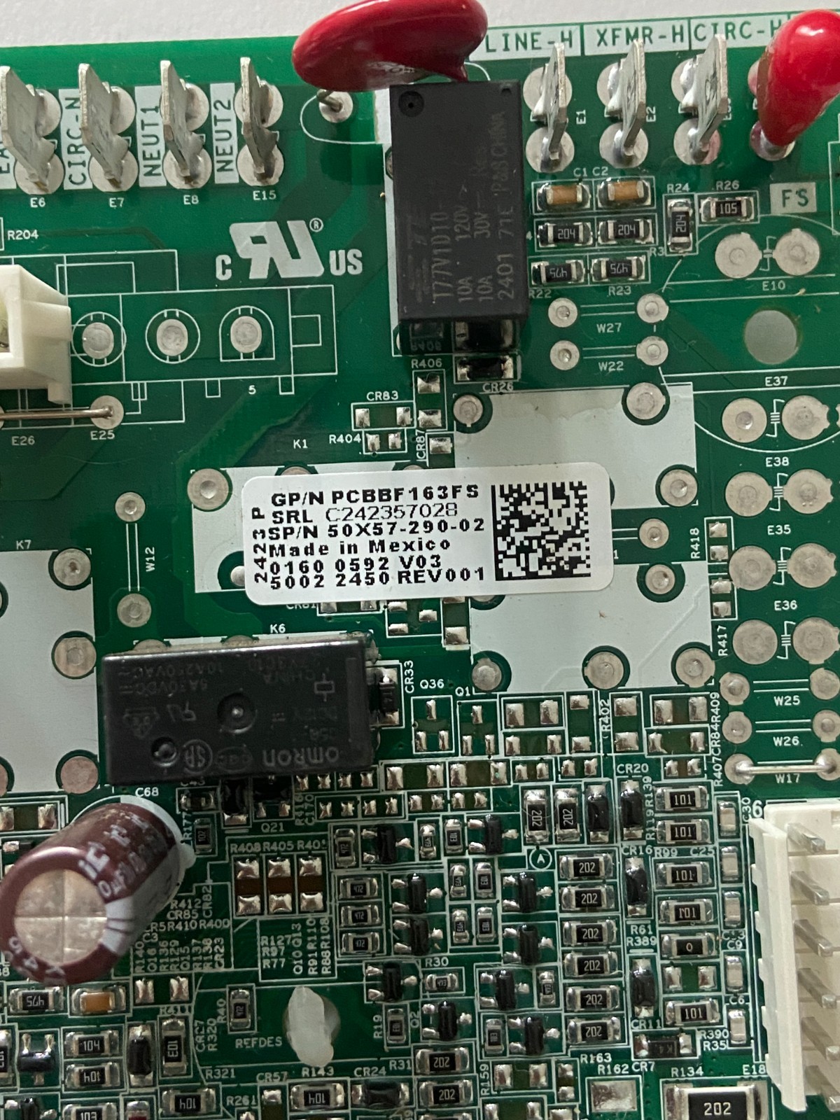Goodman Furnace Control Board- New Open Box- PCBBF163FS- Emerson