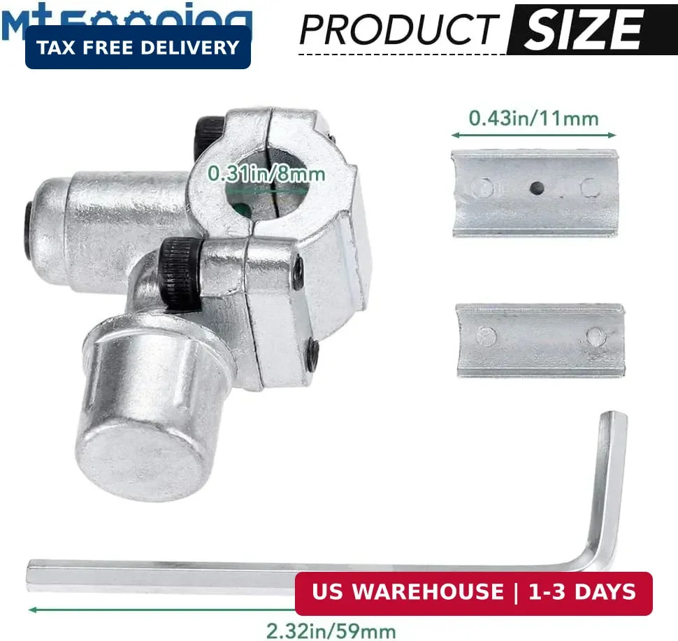 4PCS BPV-31 Bullet Piercing Valve Kit, Adjustable Line Tap Valve for Air Conditi