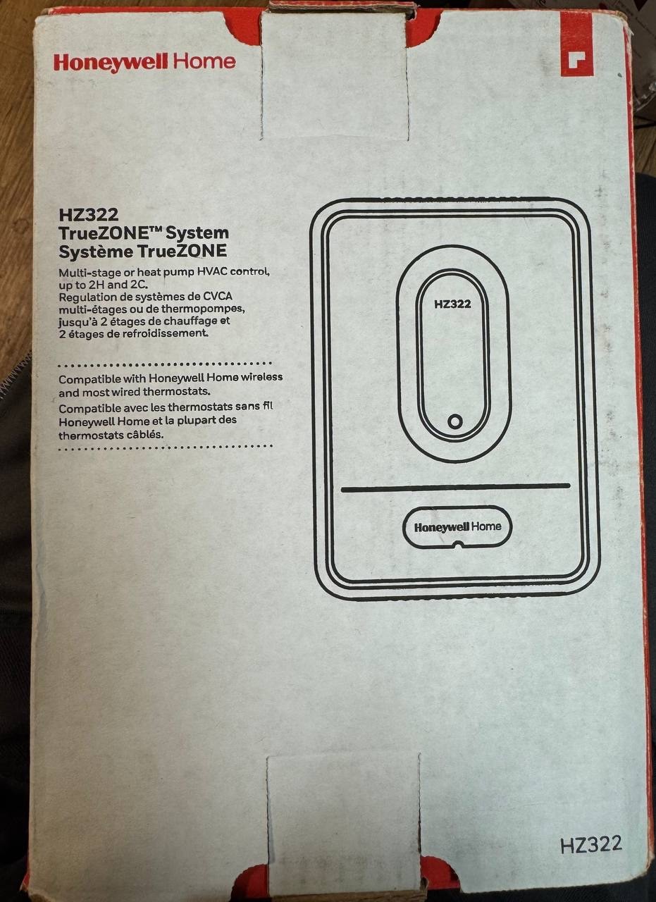 Honeywell HZ322 TrueZONE 3-Zone Control Panel Circuit Board