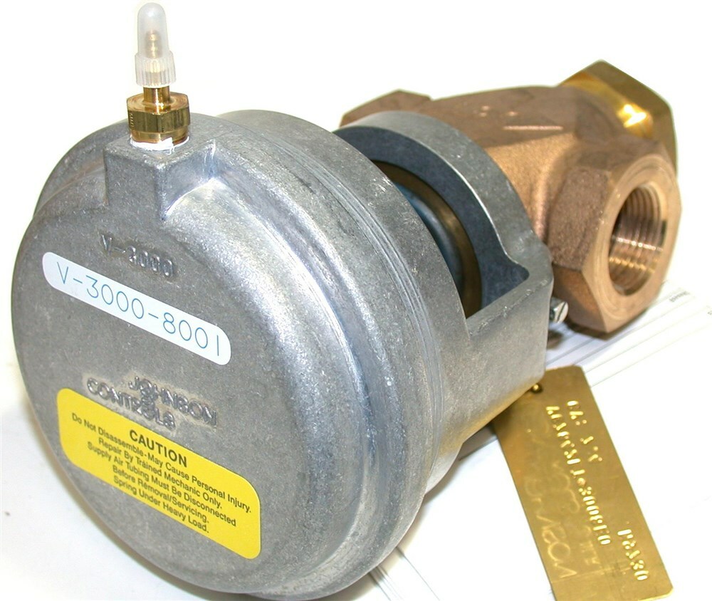 Johnson Controls 3-way mixing valve V-3000 Actuator VG7842LT+3008E0 NIB