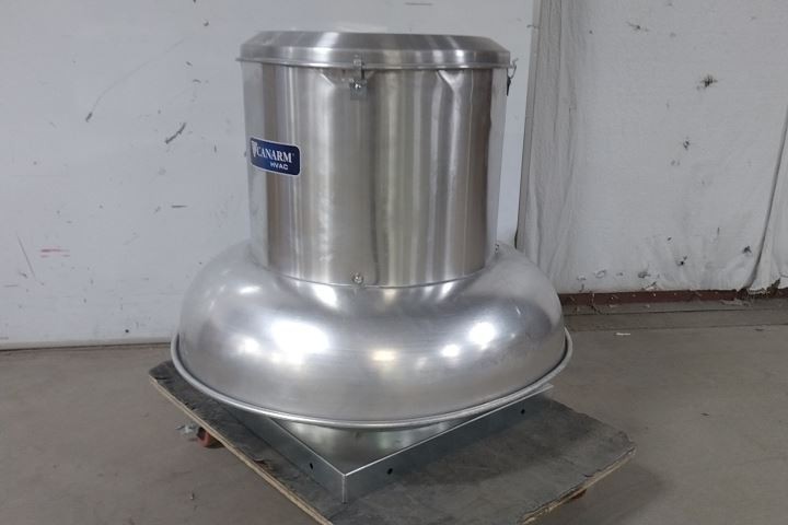 Canarm ALX150DB30100P 13-1/2 In Wheel Dia Centrifugal Downblast Roof Exhaust Fan