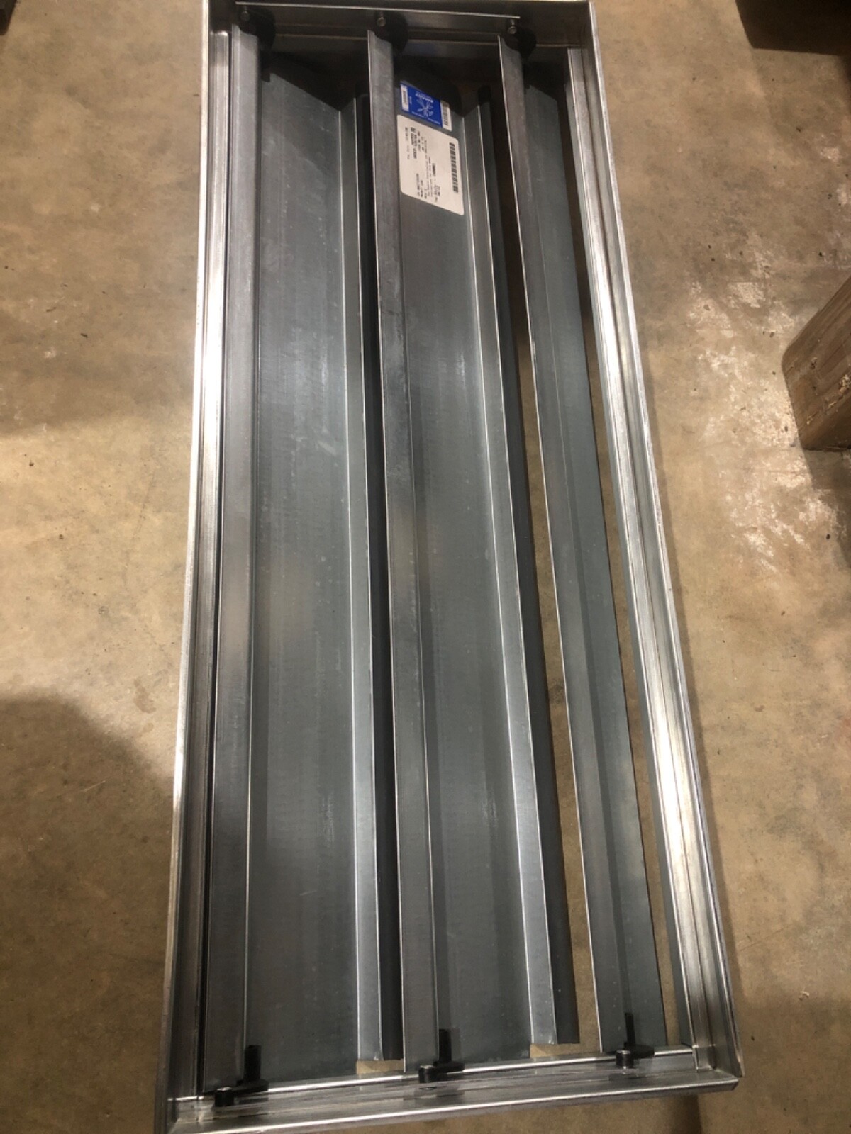 Ruskin S3G Galvanized Steel Commercial BACKDRAFT DAMPER 30″x12″ NEW 3″ Deep