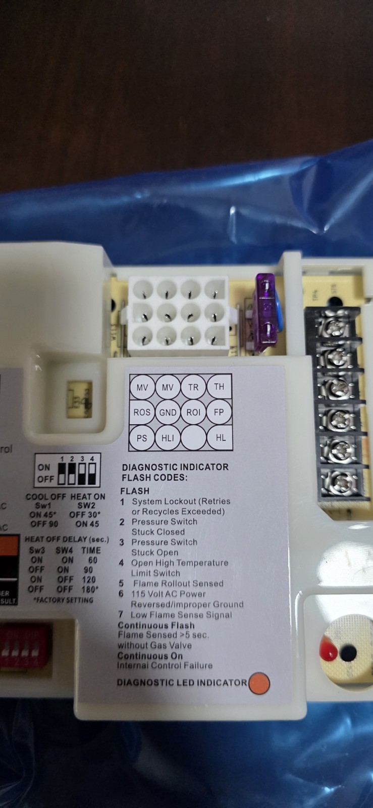 50A55-843 Furnace Control Board, Fit for White Rodgers Furnace Ignition Module
