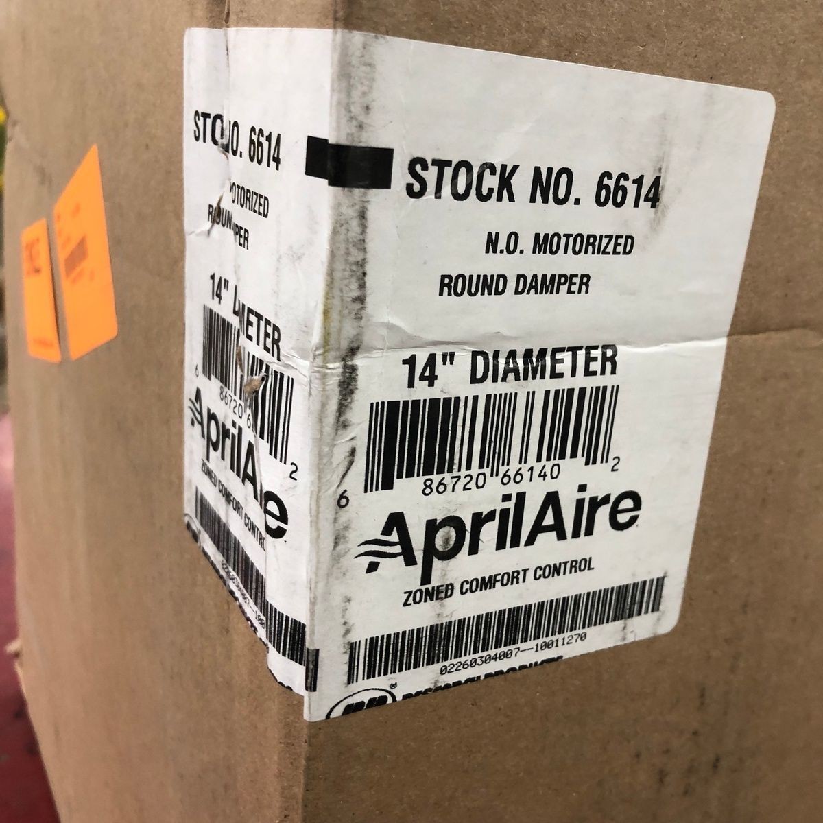 AprilAire 6614 14″ Motorized Round Damper FOR HVAC Zoning System