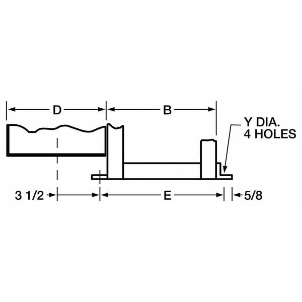Dayton 3C716 Blower, 10 1/2 In, 1/4 To 1 1/2, 6 In